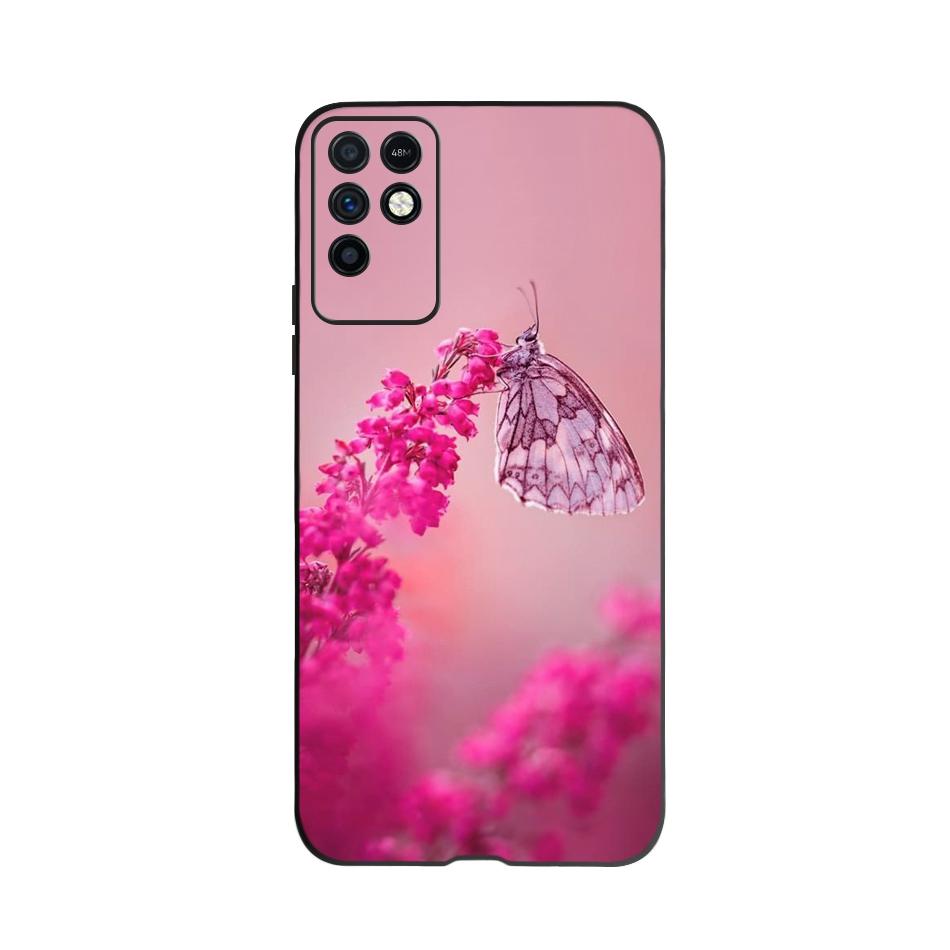 Phone Case For Infinix Note 10 Case 6.95" Soft Silicone TPU Back Cover For Infinix Note10 X693 Coque Cute Animal Fundas Bumper