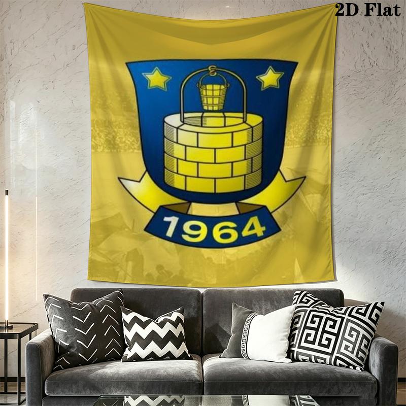 Brondby IF Wall Tapestry Aesthetic Wall Hanging Printed Fabric Blanket Decorative Tapestries for Bedroom Living Room Home Decor