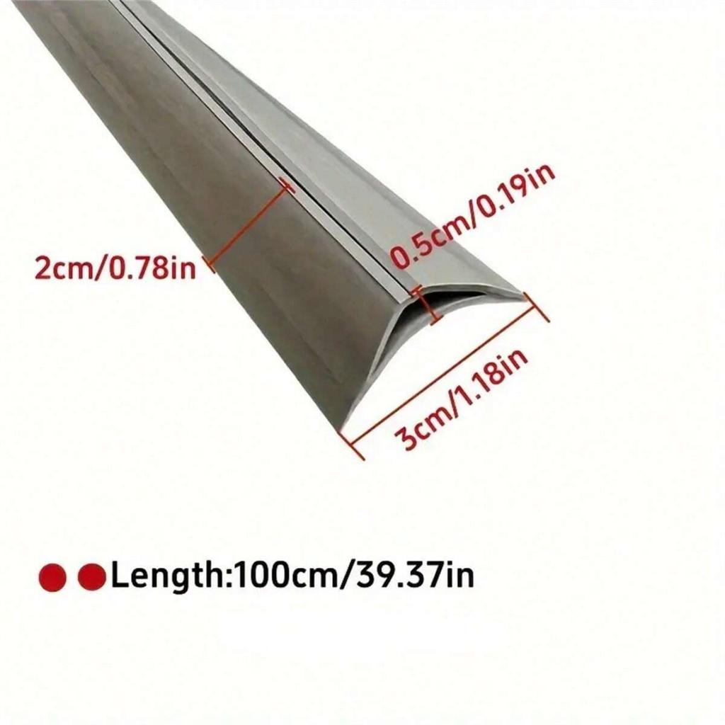 1PC 1m/39.37inch Self-adhesive Wall Corner Skirting Line Molding Ceiling Internal Strip Edge Trim Strip Home Decorative Supply