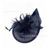 Feather Headdress Bridal Hair Accessories Head Flower Top Hat Women's Jockey Club Hairpin Headband Dual Purpose High Cranial Top