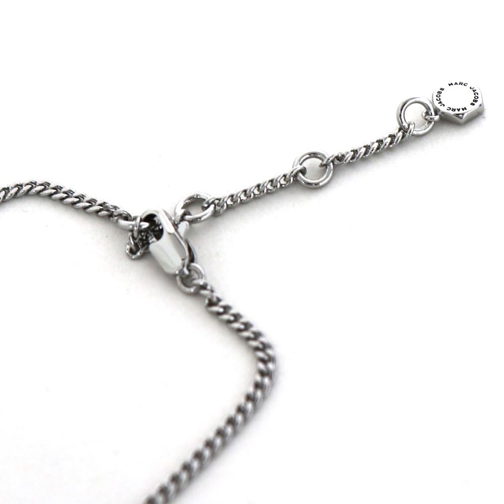Marc Jacobs 4S4JER001J11 029 Women's Necklace, Pendant, Silver, Pink, [Used]