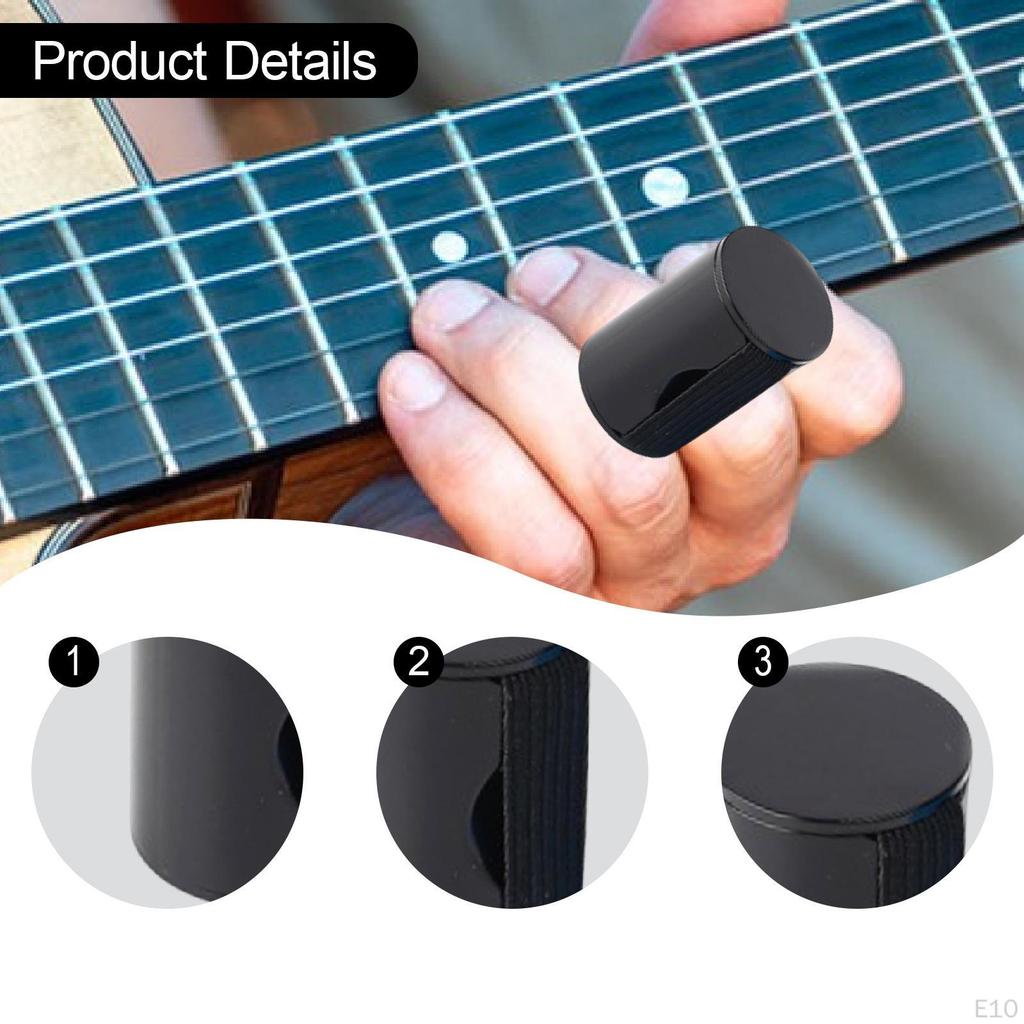 Compact And Rhythmic Guitar Finger Rattle with Elastic Strap, Ideal for Banjo Acoustic Guitar.