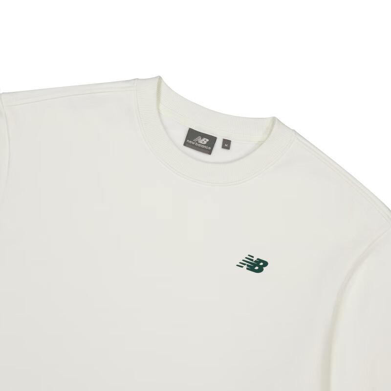 New Balance Sweatshirts Men's White Crew Neck Moderate Other NCD42081-IV