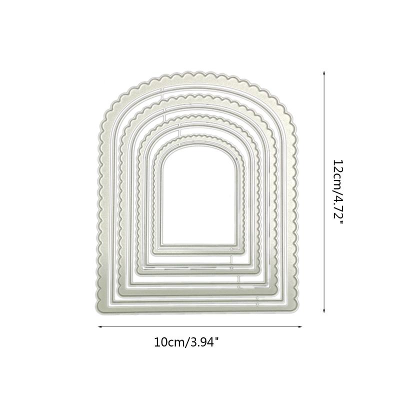 Wykrojniki z gniazdami łukowymi Szablony do wytłaczania i wycinania na Kartki z życzeniami dla Dzieci Scrapbooking Album DIY Ramka na Zdjęcia