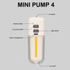 Portable Air Pump For Inflatables 430L/Min Ultra Fast Air Mattress Pump, 2000 Mah Battery & Camping Light, Electric Air Pump