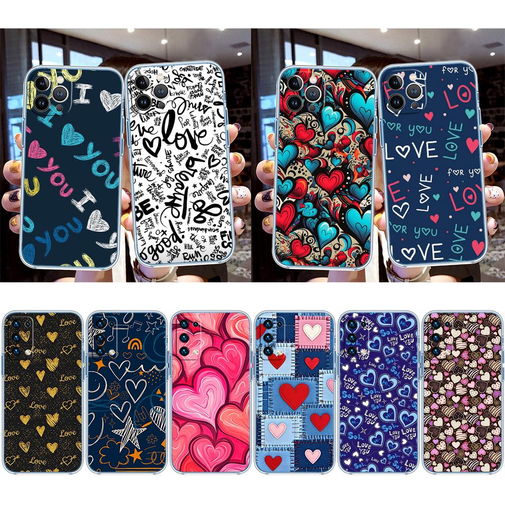 UP17 Calm Heart Transparent Phone Case for Samsung Galaxy A04 A04S A14 A23 A34 A54 M23 M33 M52 M53