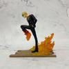15cm Anime One Piece Figure Luffy Sanji Zoro Battle Warrior Figurine Model PVC Collection Desktop Action Figure Toy Kid Gifts