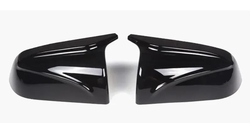 Exterior Rearview Side Mirror Housing Shell Caps Carbon Fiber Pattern Gloss Black Side Door Mirror Cover For Tesla Model 3