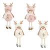 1pcs Christmas Angel Dolls Pendant Ornament Christmas Tree Hanging Decorations For Home New Year Kids Gift Craft Wholesale