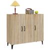 812504 vidaXL Buffet Sonoma Oak 90x34x80 Cm Engineered Wood