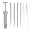 Stainless Steel Titanium Curved Piercing Taper Tool Earring Applicator Professional Puncture Straight/Curved Pole Earring Tool