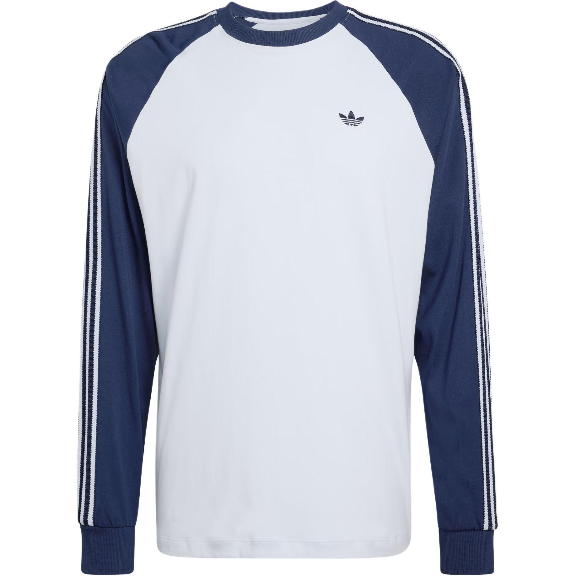 adidas Britcore Cali Long Sleeve T-Shirt Crystal Sky Night Indigo Men s KV4447 XL