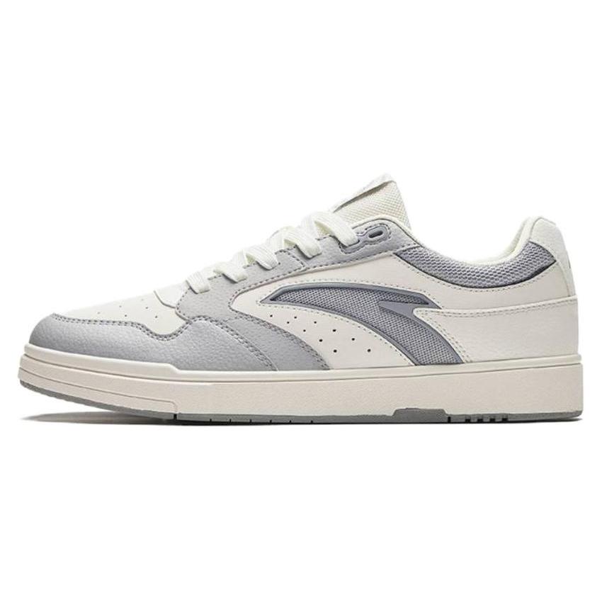 New Anta Street Play Series GZ Abrasion Resistant Breathable Low Top Skateboard Shoes Men's Gray Beige 112428011-2