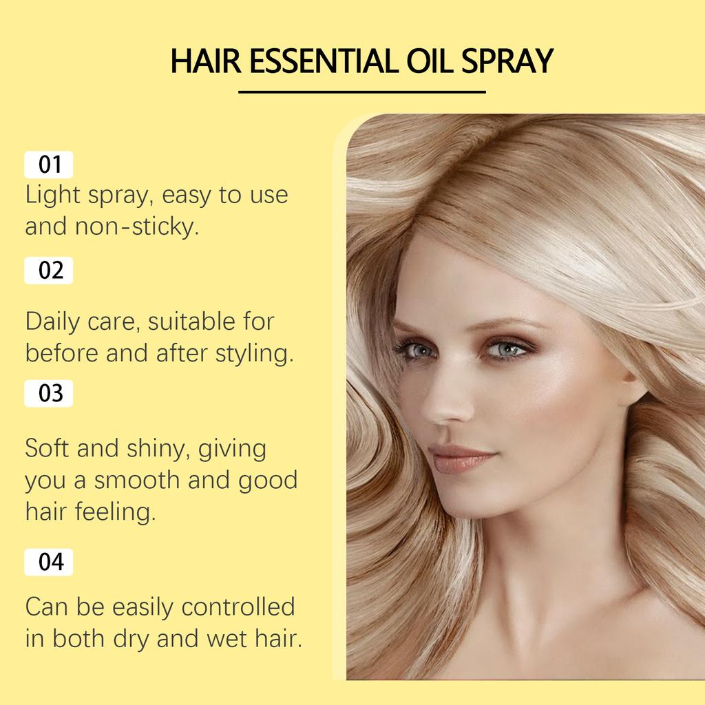 Smoothing And Repairing Hair Oil, Strengthening Hair , Reducing Hair Loss, Dyeing And Repairing Hair Oil Spray 80ml