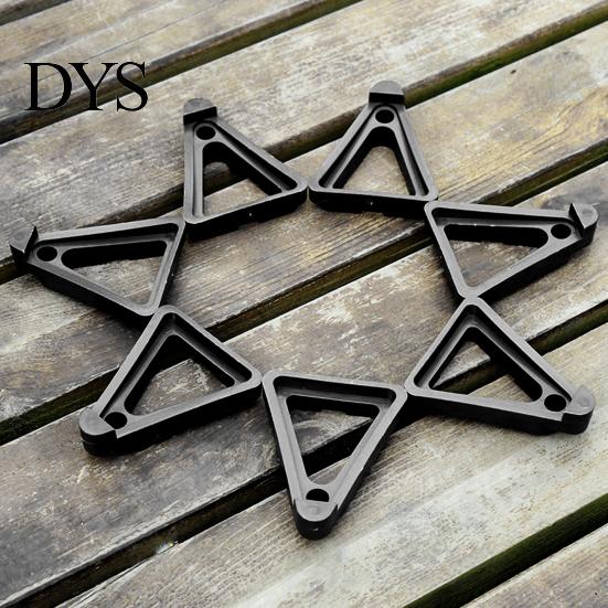 Outdoor Flower Pot Stands 4/8/12Pcs Planter Foot Pads Heat Resistant Risers High Rot Prevention Plant Stability Triangle Shape Elevated Feet