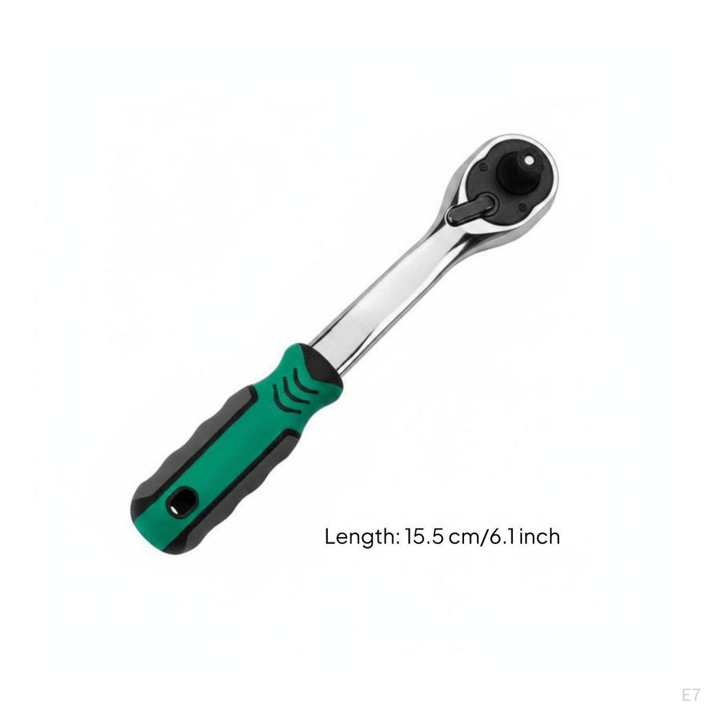 1/2 Inch Ratchet Wrench Industrial Grade 72Tooth Bidirectional Hand Tool for