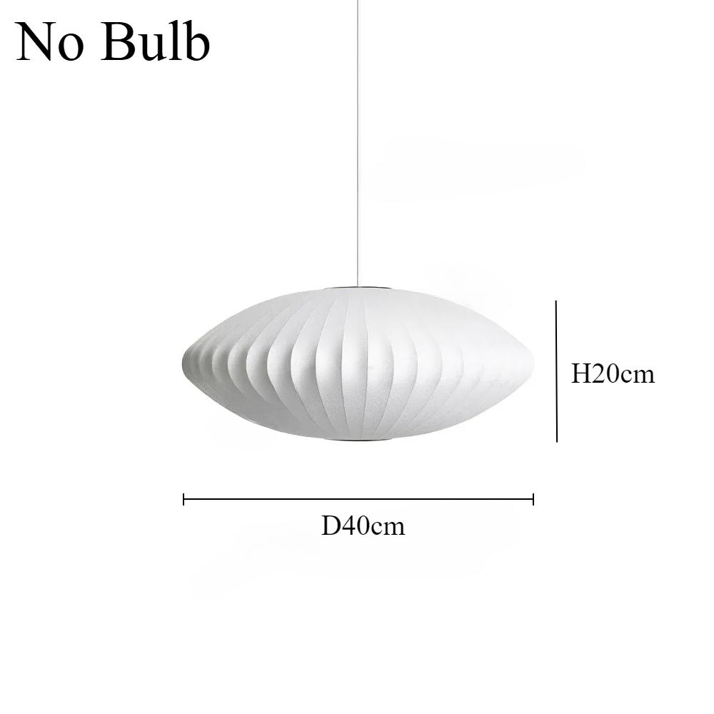 Современная белая 40/50/60см круглая тканевая шелковая подвесная лампа люстра декор для дома офиса отеля ресторана простая подвесная установка No Bulb