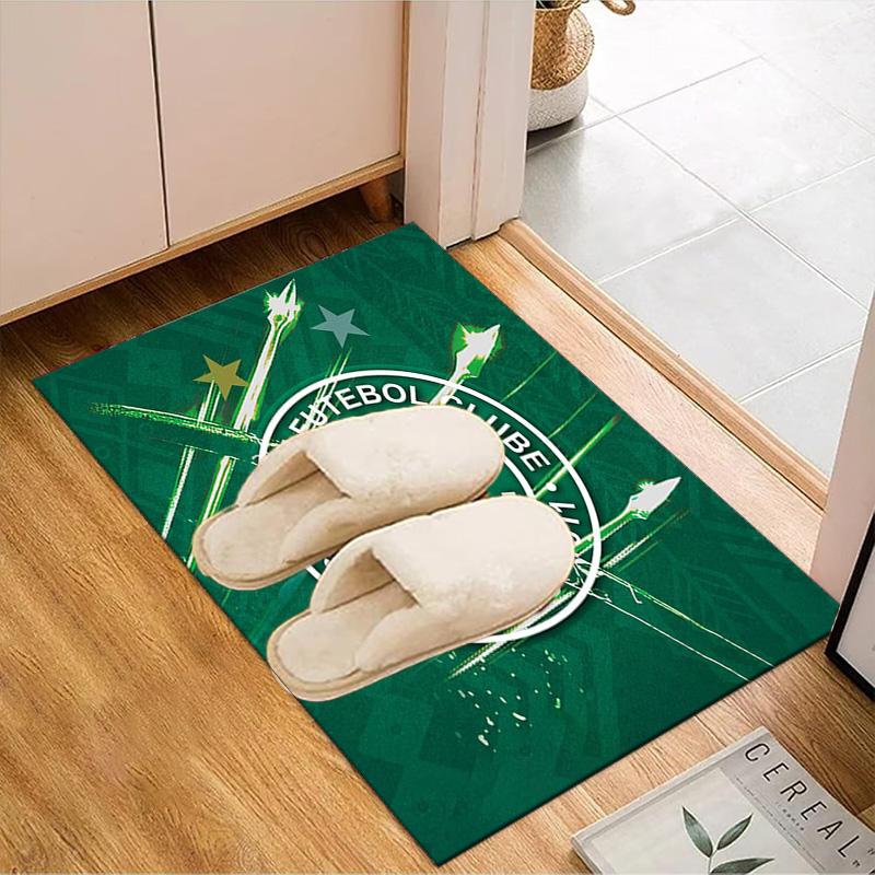 Football Club Emblem Printed Office Carpet Chair Cushion Entryway Rug, Rugs for Living Room, Bedroom Christmas gifts