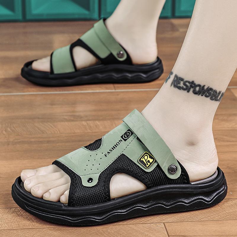 Summer Fashion Men's Comfortable Dual-purpose Non-slip Sports Wear-resistant Soft Sole Comfortable Versatile Casual Beach Sandals
