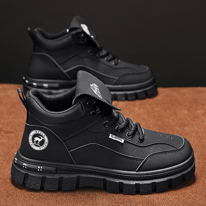 

Fashion CYYTL Winter Mens Boots Casual Shoes Cowboy Combat Tactical Motorcycle Chelsea Ankle Work Outdoor Hiking Designer Luxury Leather 44