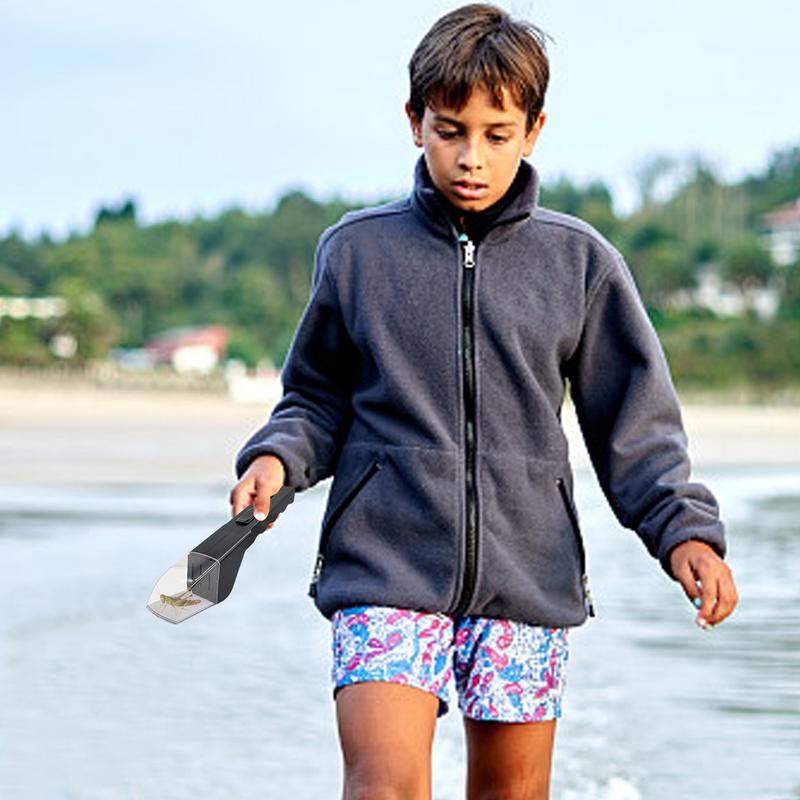 Portable Insect Trap Catching Handheld Insect Catcher Bee Insect Clip Bee Cockroach Spider Tool Handheld Bugs Catching Tool