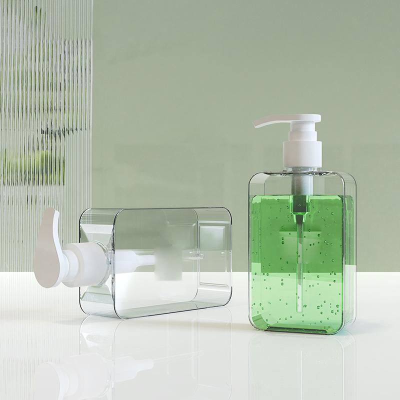 Soap Dispenser Bottle Bathroom Liquid Shampoo Shower Gel Bottle Refillable Storage Container Soap Press Empty Bottles