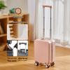 Unisex PC Carry-on Suitcase with Adjustable Handle