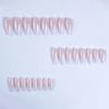 24-Piece French Gradient Almond Shape Wearable False Nails