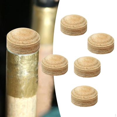 5 Stück Billard-Queue-Spitzen, Ende 9 Kugeln, 8 Kugeln, mehrschichtiger Schutzpool für Club
