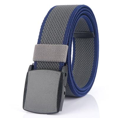 Neuer Pendlergürtel für Herren mit automatischer Schnalle aus Nylon, vielseitiger, dicker Doppelschichtgürtel für die Freizeit im Freien