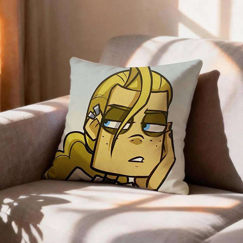 COOL MMetal Family DDee  Pillow Case Pattern Printed Pillowcase For Living Room Sofa Cushion Cover