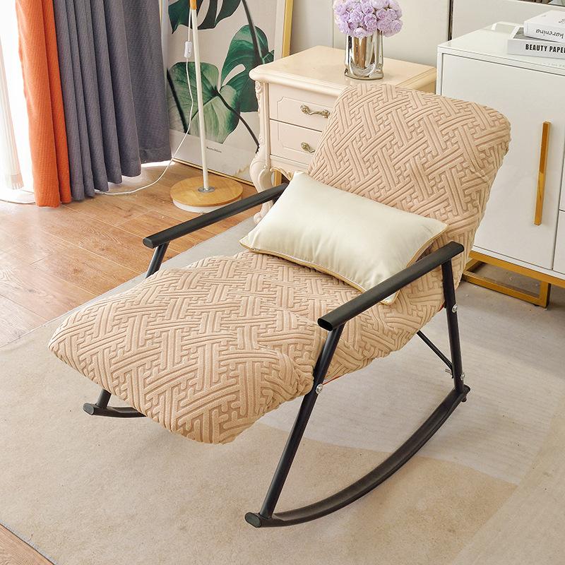 Universal Rocking Chair Dust Cover Solid Color Stretch Recliner Protective Case All-Inclusive Seat Cover(No Chairs, No Cushions)