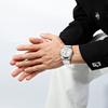 NAVIFORCE Original Men Quartz Watch Calendar Stainless Steel Strap Luminous Hands Honeycomb Dial Design Waterproof 3ATM Men Watch NF9277