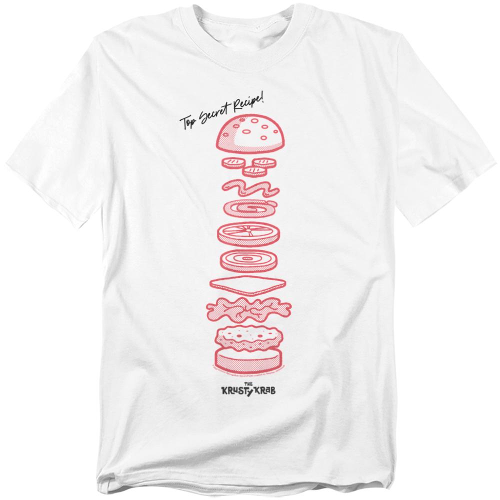 SpongeBob Schwammkopf Herren Krabby Patty T-Shirt