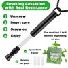 Detachable Meditation Whistle & Breath Decompression Pendant for Smoker's Cessation