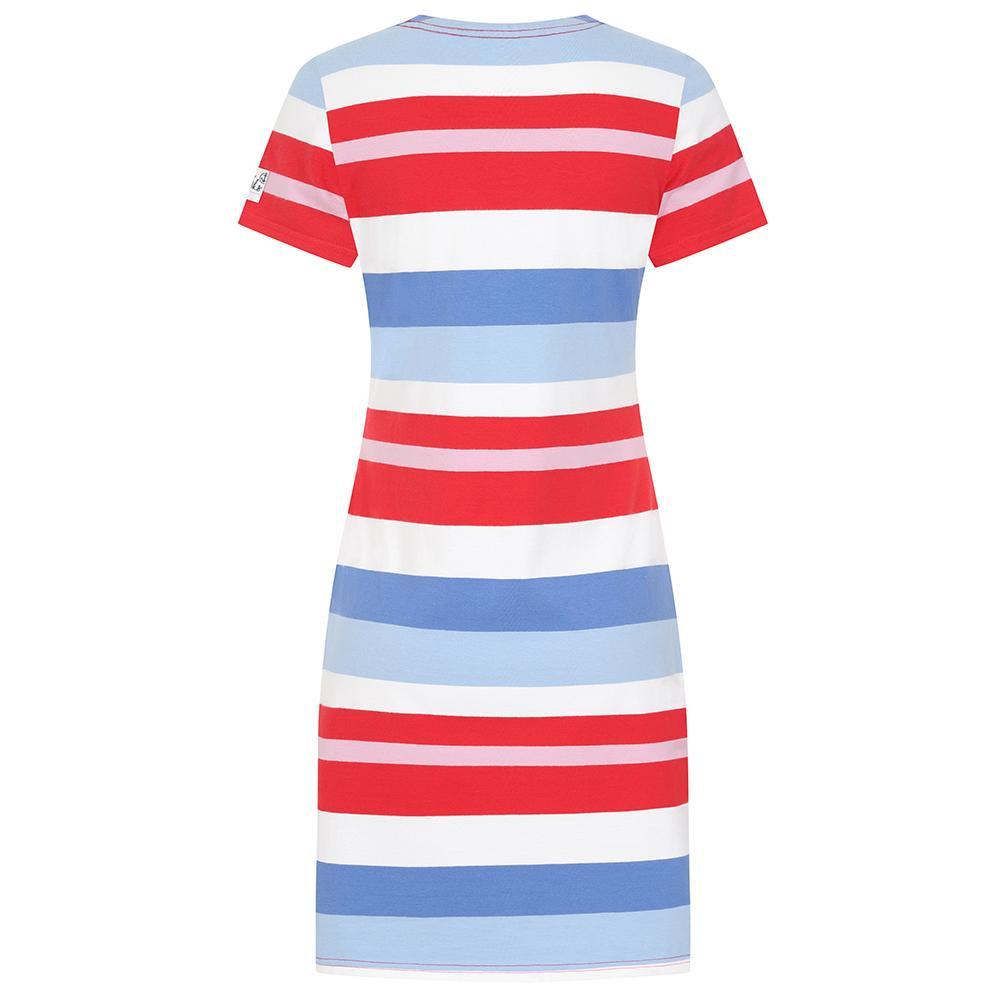 Vestido Camiseta Listrado Feminino/Senhora Lazy Jacks