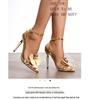 Women's 3D Floral Ankle Strap Stiletto Sandals - Fashion Party High Heels