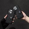 Leather Pentagram Rivet Anti-Drop Full-Coverage Case for iPhone 17, Apple 16/15 ProMax & 14