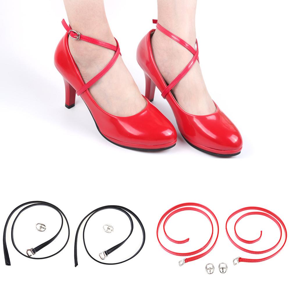 PU Leather Band Women Shoes Decoration High Heels Shoes Belt Ankle Shoe Tiebuy at a low prices