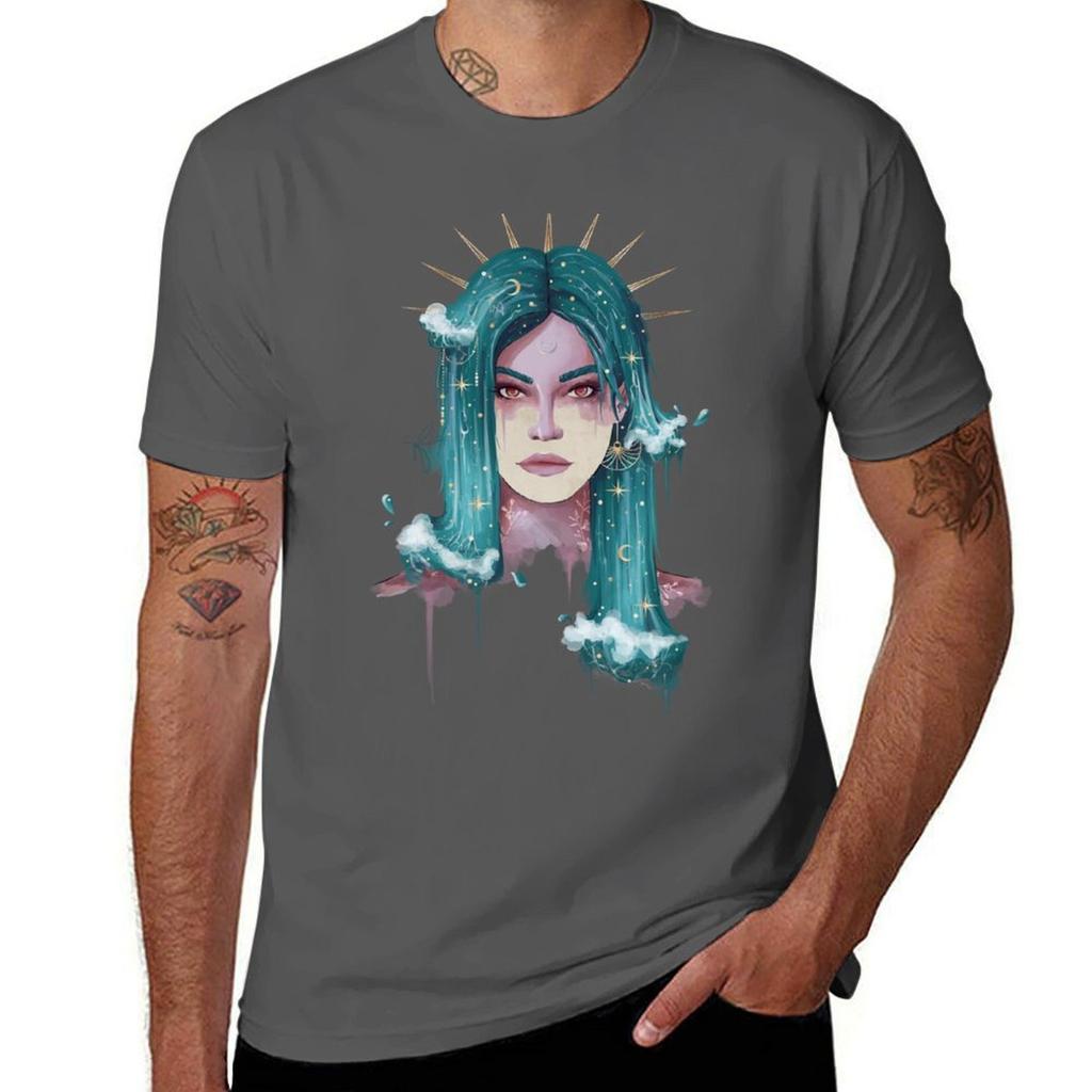 Ocean Nymph Mermay 2022 Tshirt Casual Fashion Short Sleeve Cotton Tshirt