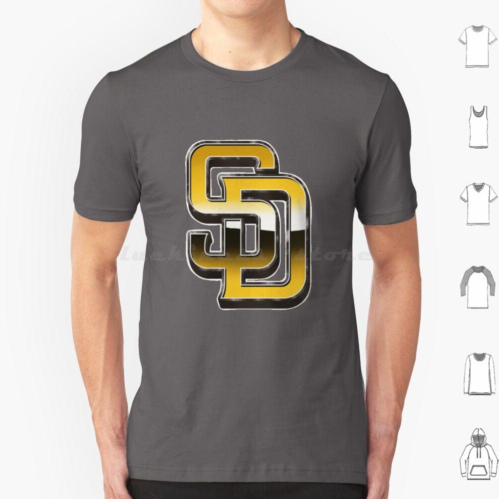 SportsSan Diego Baseball T-Shirt 6XL Baumwolle Cooles Shirt Sport Sport Baseball Schmutz darauf reiben Baseballspieler Baseballfan Lustig