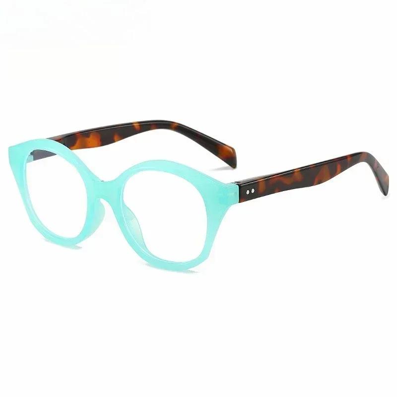 New Popular HD Presbyopia Glasses Fashion Full Rim Reading Glasses Mens Oval Frames Far Sighted Glasses Clear Vision