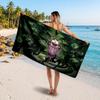 Large Beach TowelCourage the Cowardly Dog Soft Absorbent Towel Beach Bath Home Use