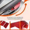 Red Carbon Fiber Door Storage Box Slot Trim Sticker For BMW 5 Series G60 I5 24+