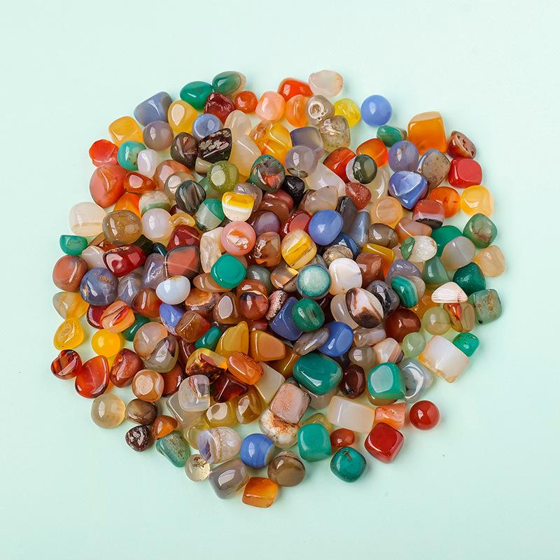 Natural Seven-Color Crystal Agate Diffuser & Purifying Stone for Decoration