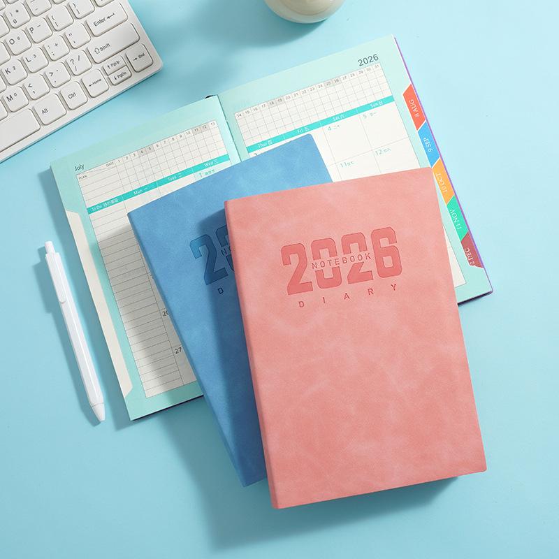 2026 Chinese Daily Planner: Agenda & Efficiency Management Notebook