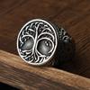 Einzigartiger Wikinger Bärenklauenring für Herren Vintage Edelstahl Odin Wikinger Keltischer Ring Punk Motorradfahrer Biker Schmuck Großhandel