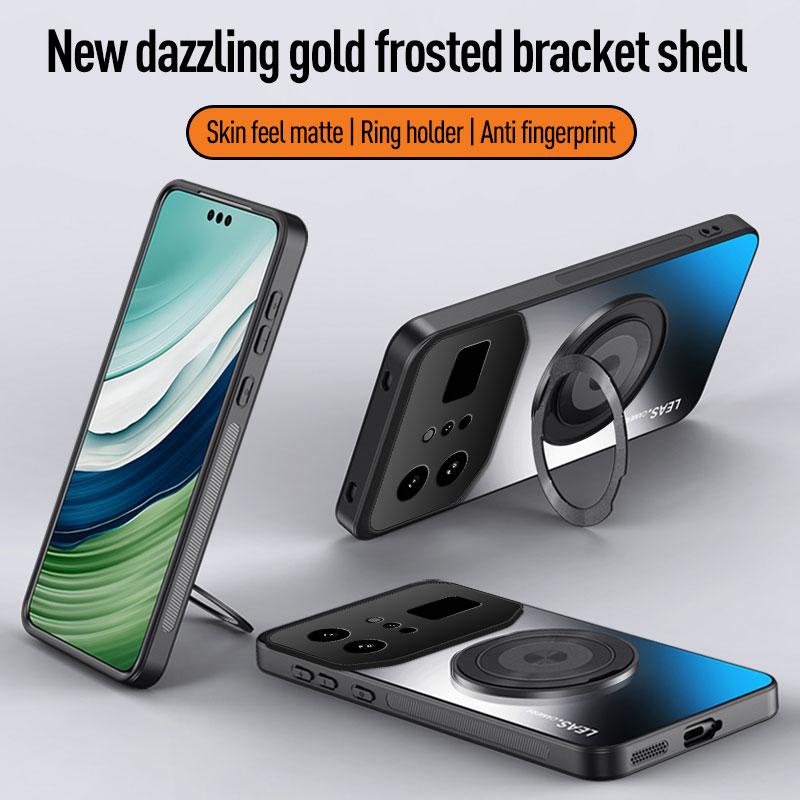 For Magsafe Magnetic Case For Infinix Note 60 Ultra 60Pro 360° Rotating Ring Holder Wireless Charging Hard Cover For Note 60 Pro