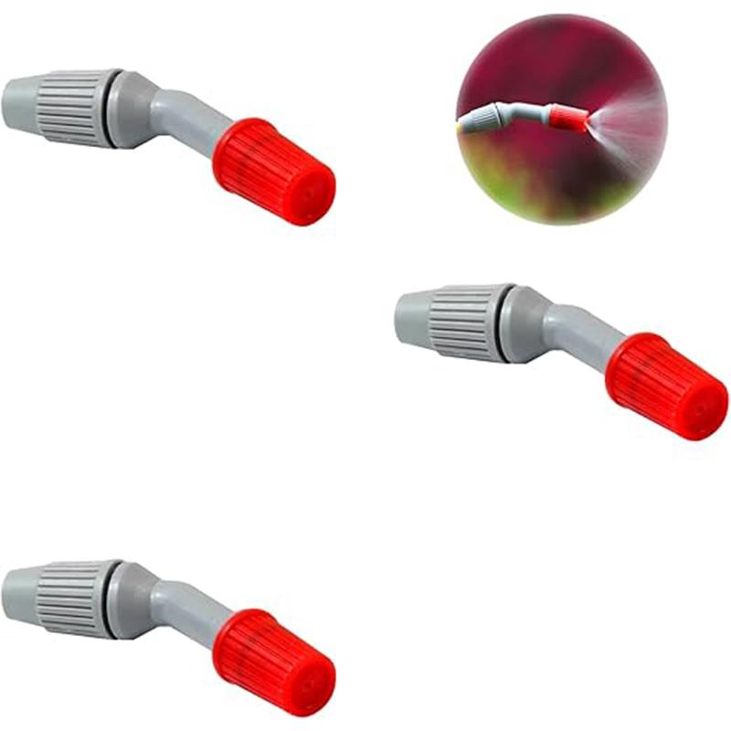 3pcs Adjustable Sprayer Nozzle Fan Shape For Backpack Type Sprayers Lance Replacement Nozzle Gardening Watering Accessories