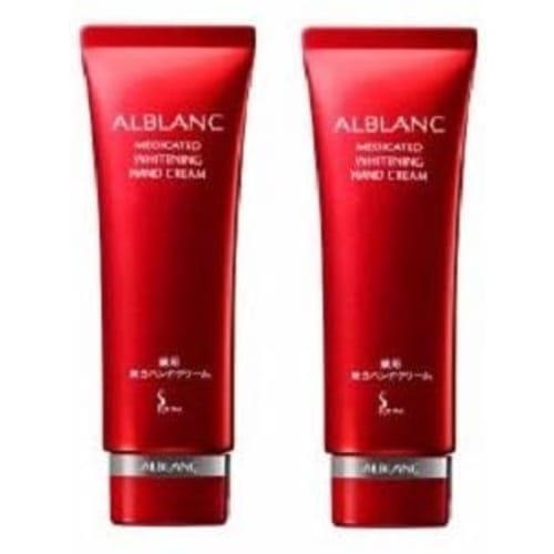 50g X 2 Bottles of Alblanc Medicated Whitening Hand Cream